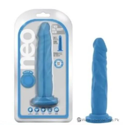 Blush Novelties Dual Density Cock, Neon Blue - Adult Toys In Pakistan