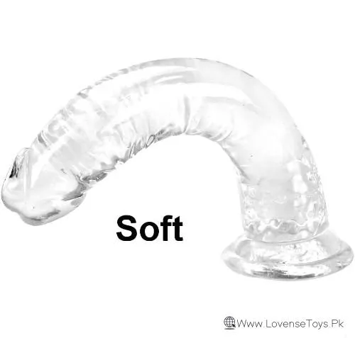Clear Suction Realistic Dildo