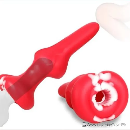 Male Masturbator Adult Silicone Anal Plug Dildo