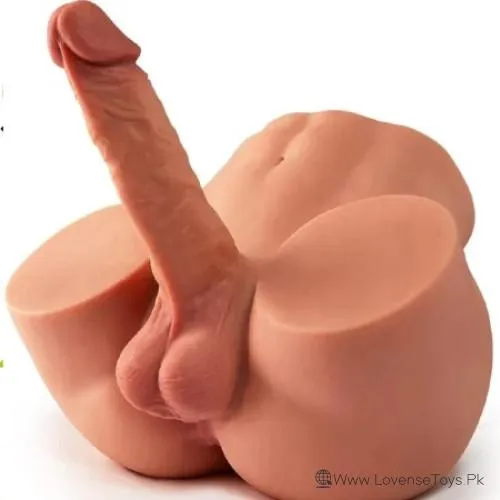 Male Anal Sex Doll With Realistic Dildo & Testis