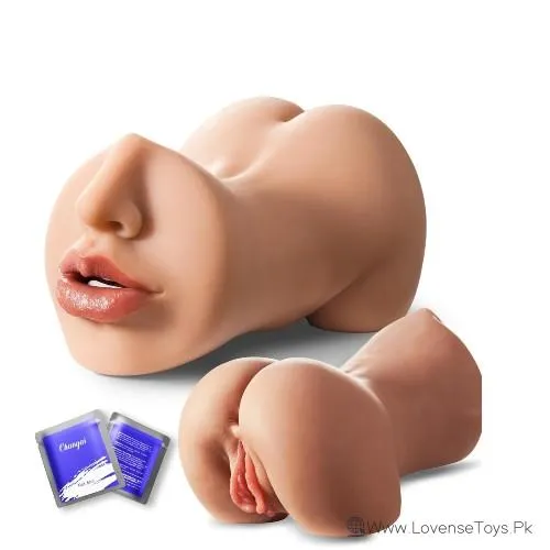 3-in-1 Male Masturbator for Men Realistic Mouth Vagina