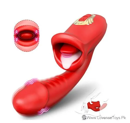 Tongue Rose Sex Toy Realistic Dildo Vibrators