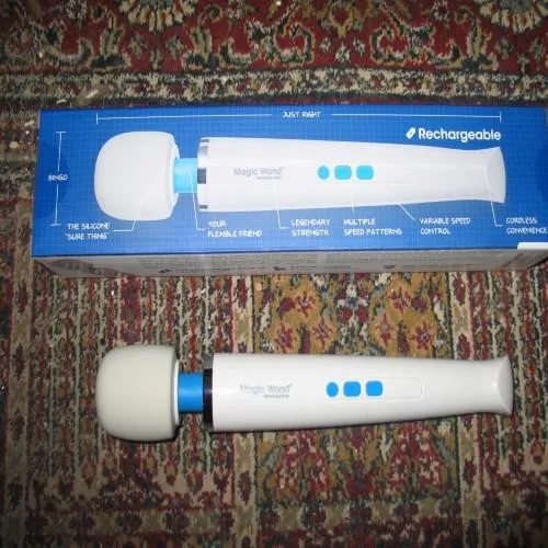 Magic Wand Rechargeable Massager White In Pakistan